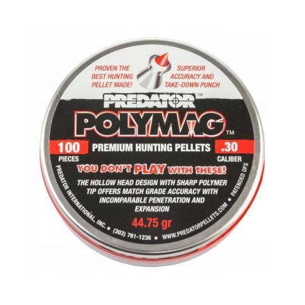 Пули JSB Predator Polymag 7,62 мм, 2,9 грамм, 100 штук